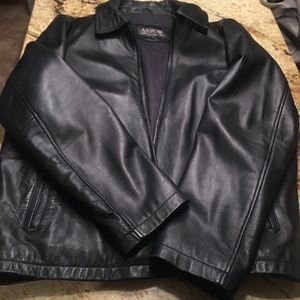 Men’s leather coat